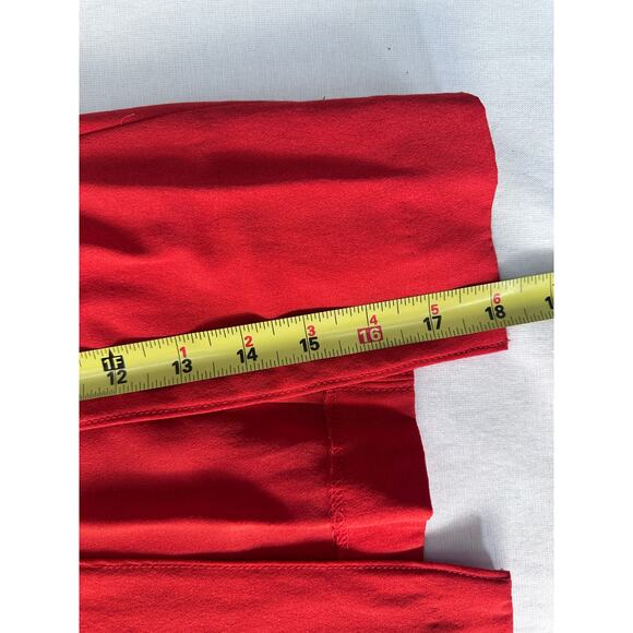 J Crew Women's sz 0 Crepe Bustier Poppy Red Dress Side Slit Night Out Date Night - Picture 11 of 12